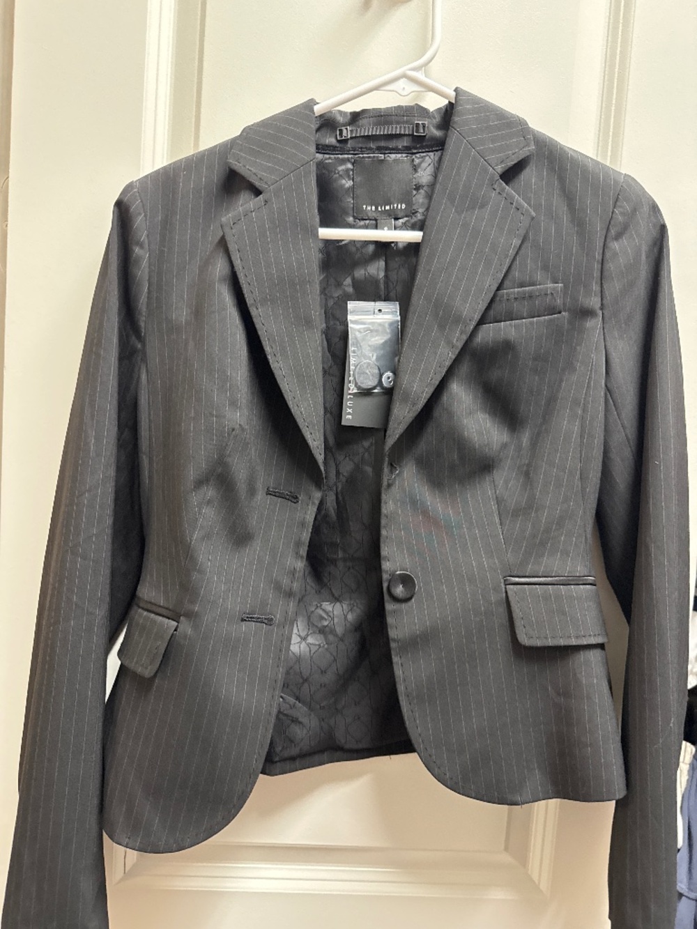 Pine stripe suit jacket